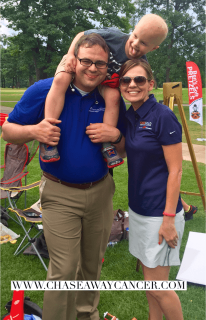 Chase being Chase with The Ace Foundation's Chris Doucet